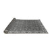 Sideview of Abstract Gray Modern Rug, abs3097gry