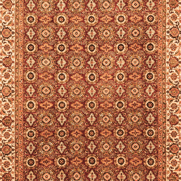 Abstract Orange Modern Rug, abs3097org