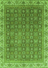 Abstract Green Modern Rug, abs3097grn