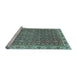 Sideview of Machine Washable Abstract Light Blue Modern Rug, wshabs3097lblu