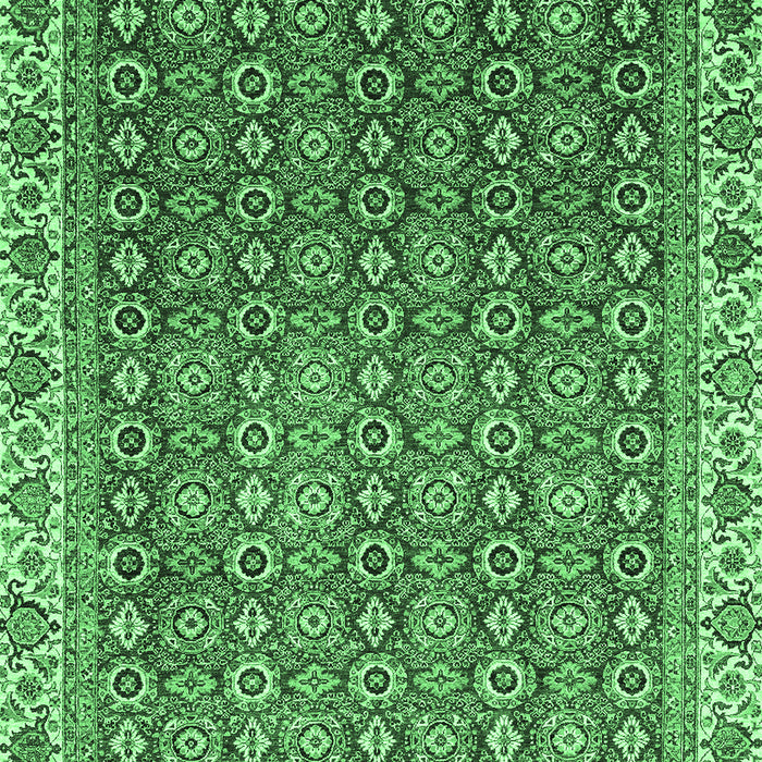 Abstract Emerald Green Modern Rug, abs3097emgrn