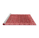 Modern Red Washable Rugs