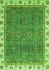 Oriental Green Traditional Rug, abs3098grn