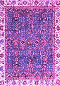 Oriental Purple Traditional Rug, abs3098pur