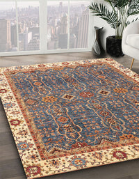 Abstract Brown Oriental Rug, abs3098