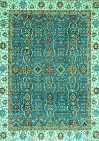 Oriental Turquoise Traditional Rug, abs3098turq