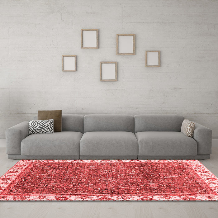 Traditional Red Washable Rugs