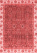 Oriental Red Traditional Area Rugs