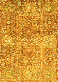 Abstract Yellow Modern Rug, abs3099yw