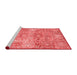 Modern Red Washable Rugs