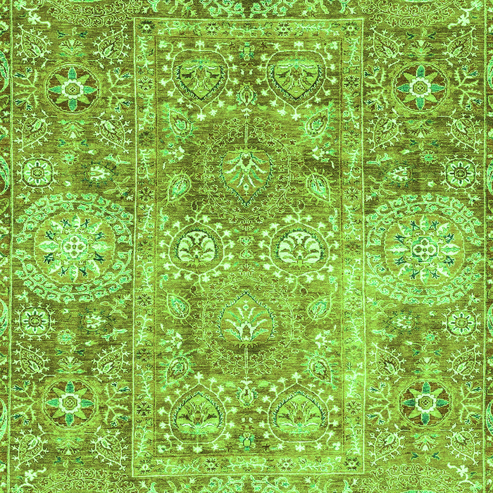 Abstract Green Modern Rug, abs3099grn