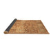 Sideview of Abstract Brown Modern Rug, abs3099brn