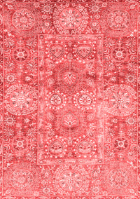 Abstract Red Modern Rug, abs3099red