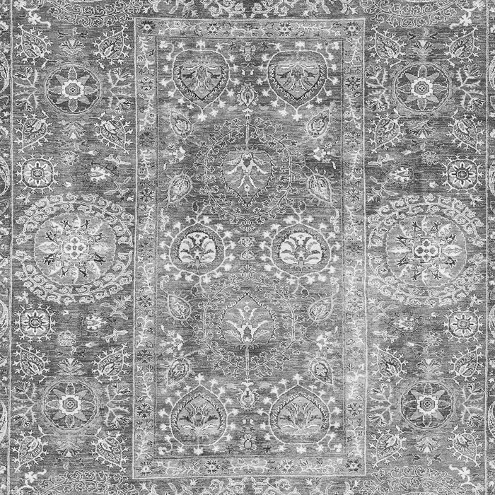 Machine Washable Abstract Gray Modern Rug, wshabs3099gry