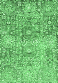 Abstract Emerald Green Modern Rug, abs3099emgrn