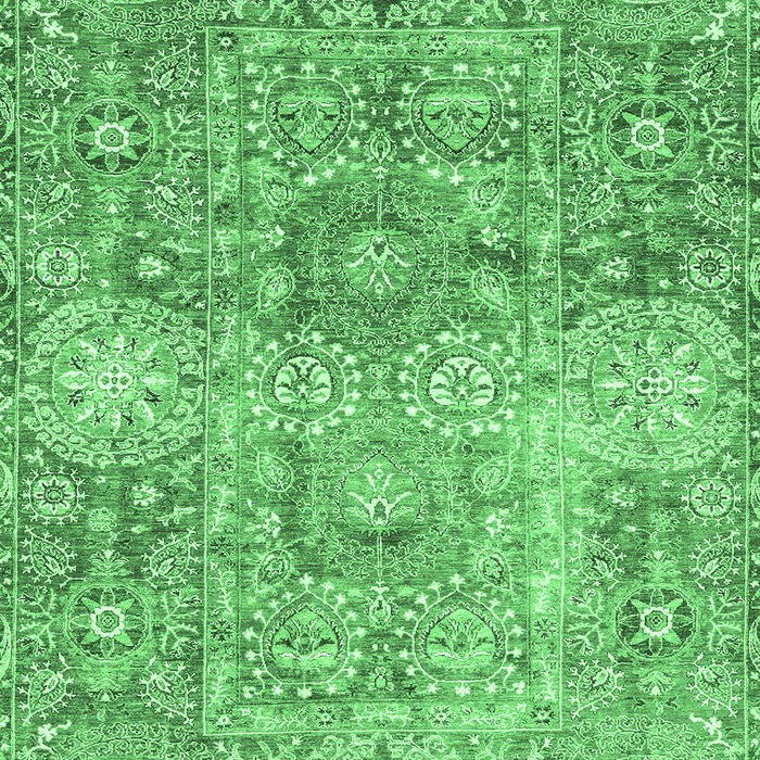 Abstract Emerald Green Modern Rug, abs3099emgrn