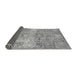 Sideview of Abstract Gray Modern Rug, abs3099gry