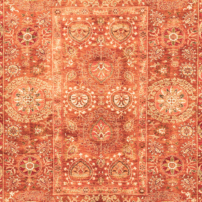 Machine Washable Abstract Orange Modern Area Rugs, wshabs3099org