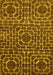 Machine Washable Abstract Yellow Modern Rug, wshabs309yw