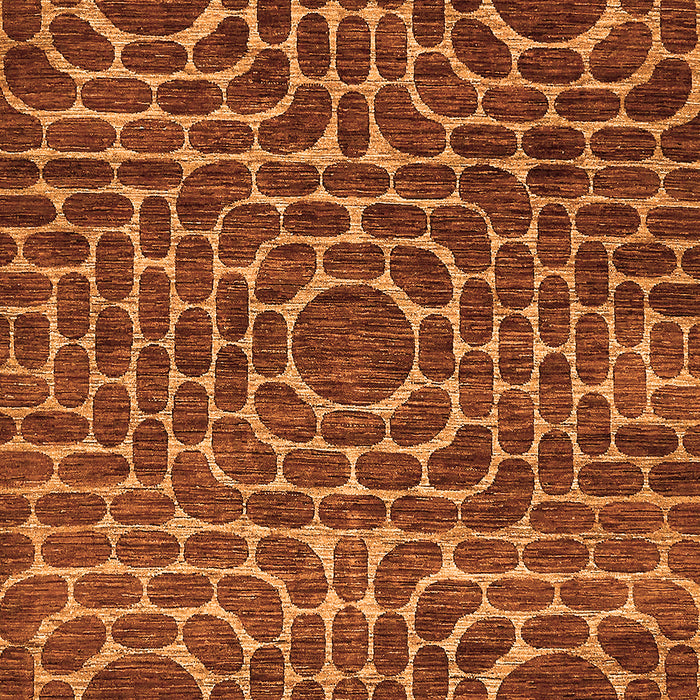 Machine Washable Abstract Orange Modern Area Rugs, wshabs309org