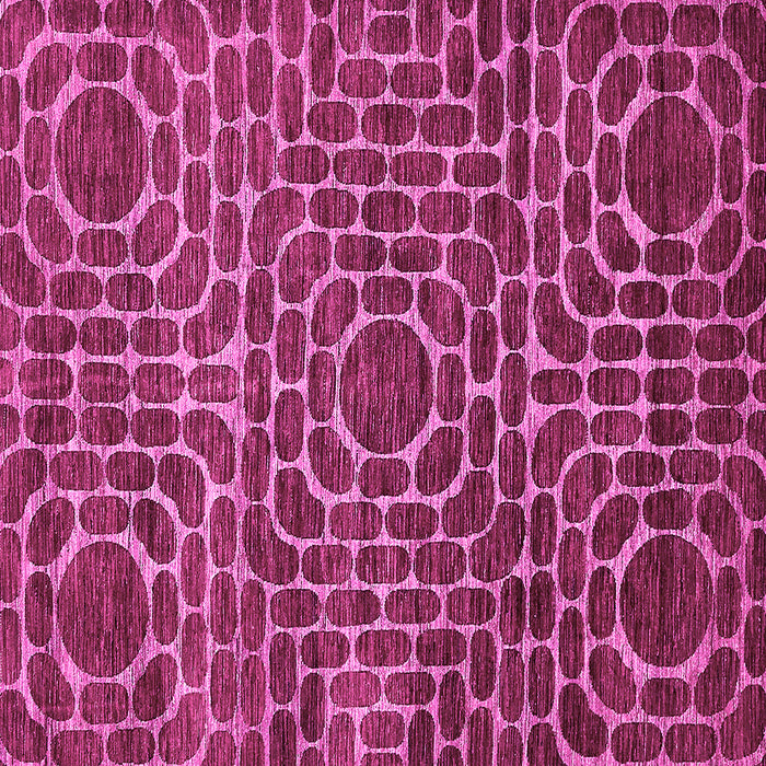 Square Abstract Pink Modern Rug, abs309pnk