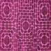 Square Abstract Pink Modern Rug, abs309pnk