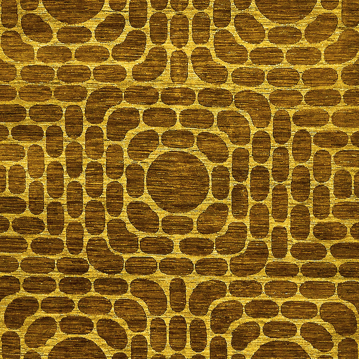 Abstract Yellow Modern Rug, abs309yw