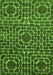 Machine Washable Abstract Green Modern Area Rugs, wshabs309grn