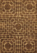 Abstract Brown Modern Rug, abs309brn