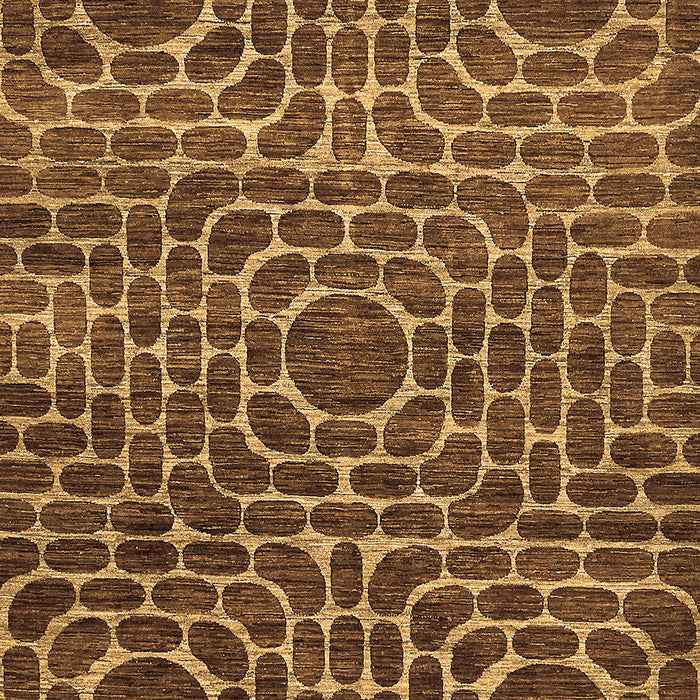 Abstract Brown Modern Rug, abs309brn