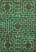 Machine Washable Abstract Turquoise Modern Area Rugs, wshabs309turq