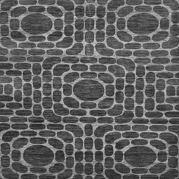 Square Machine Washable Abstract Gray Modern Rug, wshabs309gry