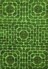 Abstract Green Modern Rug, abs309grn