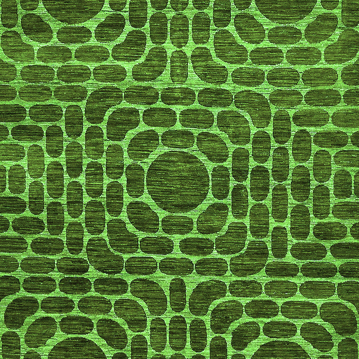 Abstract Green Modern Rug, abs309grn