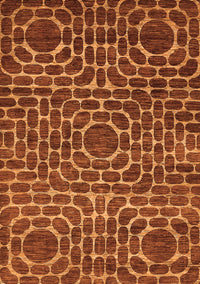 Abstract Orange Modern Rug, abs309org