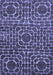 Abstract Blue Modern Rug, abs309blu