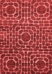 Abstract Red Modern Rug, abs309red