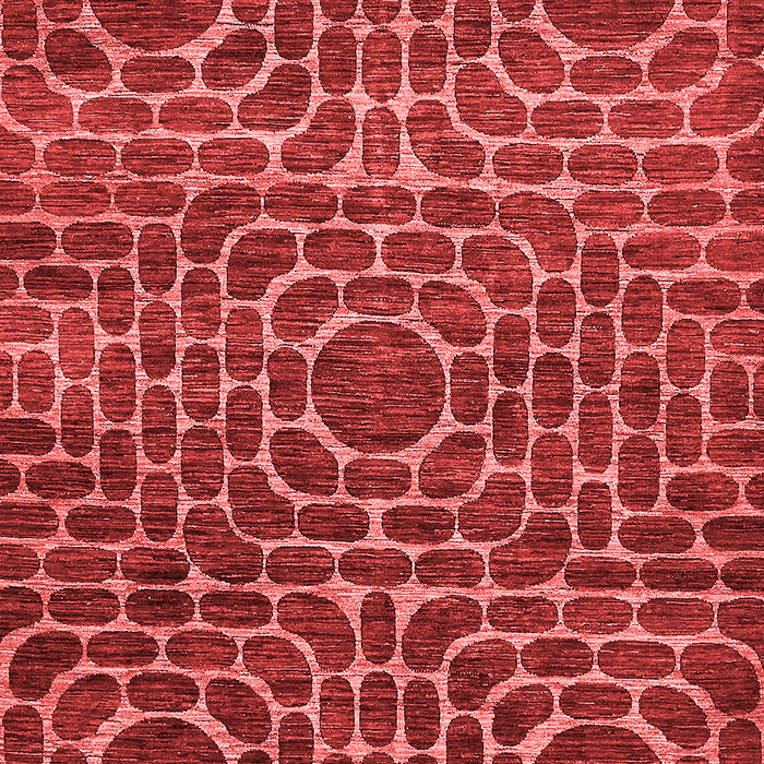 Abstract Red Modern Area Rugs