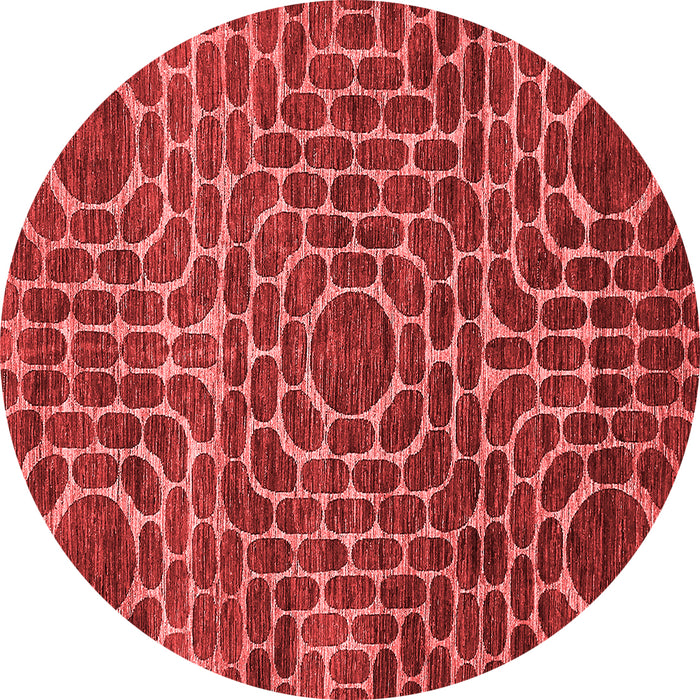 Abstract Red Modern Rug, abs309red