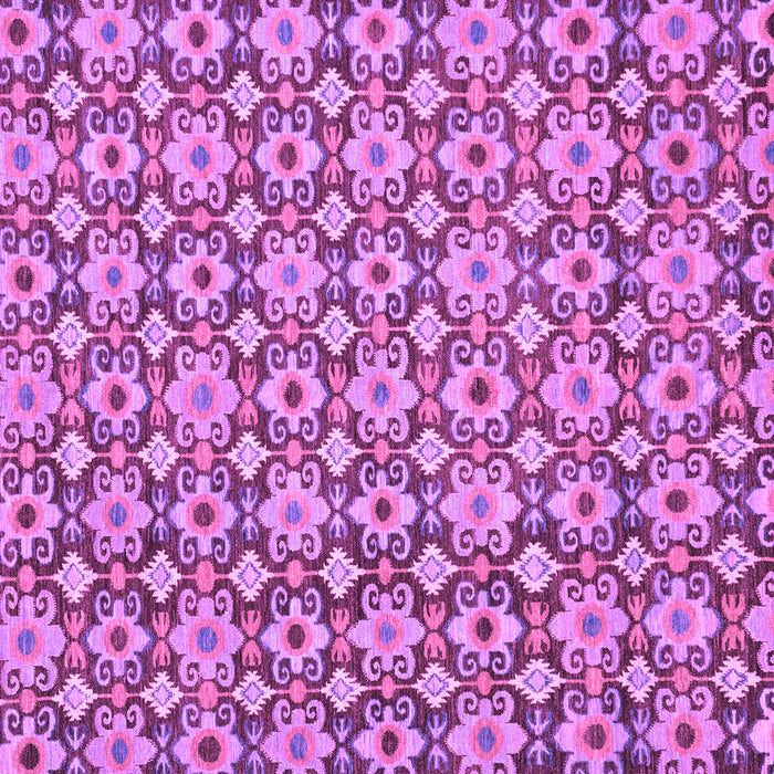 Square Machine Washable Abstract Purple Modern Area Rugs, wshabs30pur