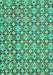 Machine Washable Abstract Turquoise Modern Area Rugs, wshabs30turq