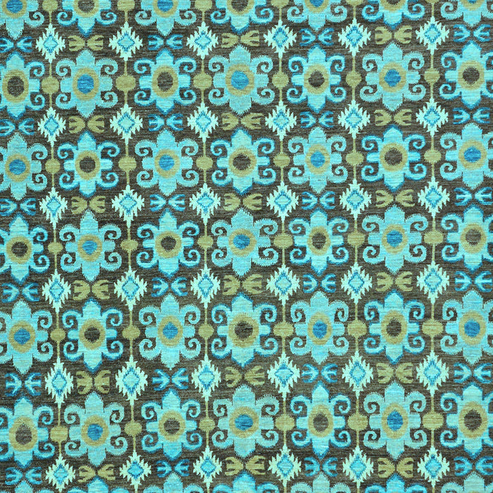 Machine Washable Abstract Light Blue Modern Rug, wshabs30lblu