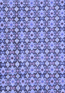 Abstract Blue Modern Rug, abs30blu