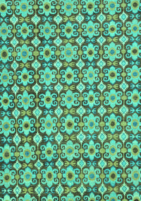 Abstract Turquoise Modern Rug, abs30turq