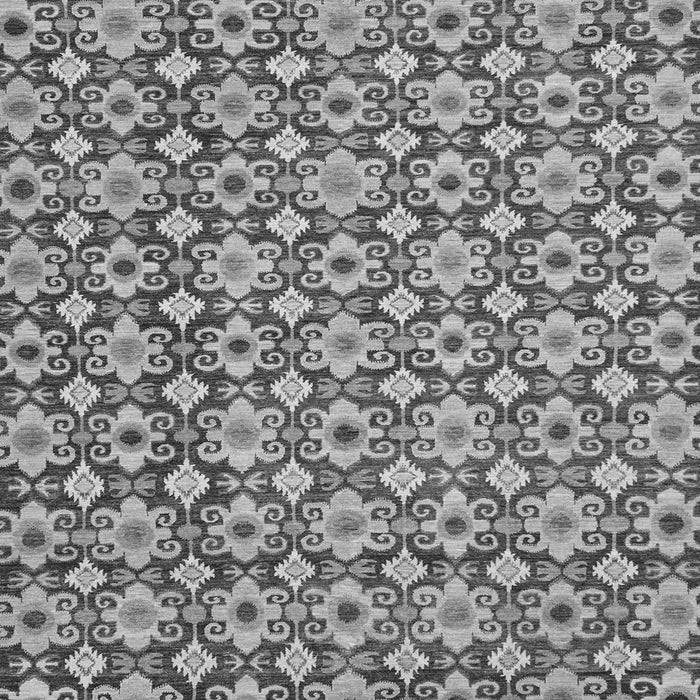 Square Machine Washable Abstract Gray Modern Rug, wshabs30gry