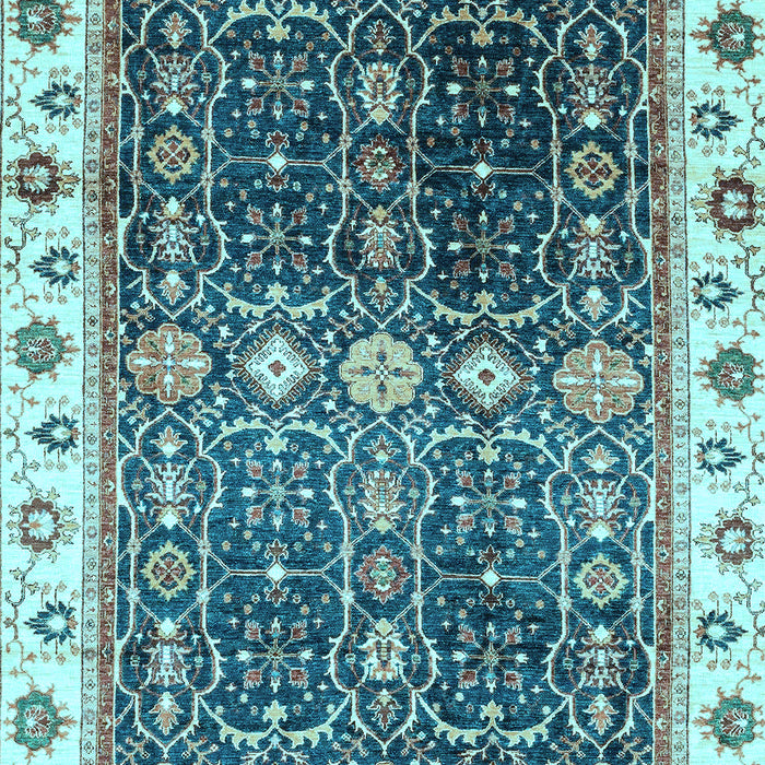 Oriental Light Blue Traditional Rug, abs3100lblu