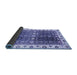 Sideview of Oriental Blue Traditional Rug, abs3100blu