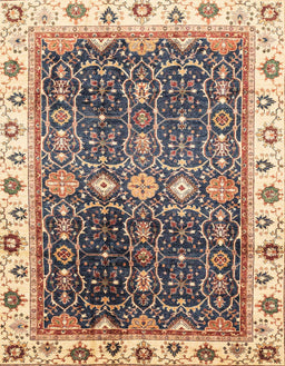 Abstract Yellow Oriental Rug, abs3100