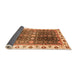 Sideview of Oriental Orange Traditional Rug, abs3100org