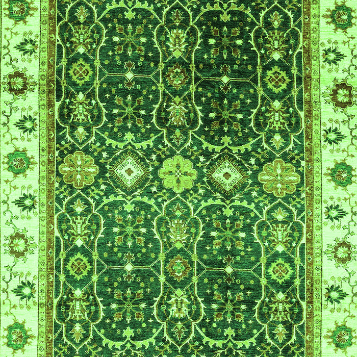 Oriental Green Traditional Rug, abs3100grn